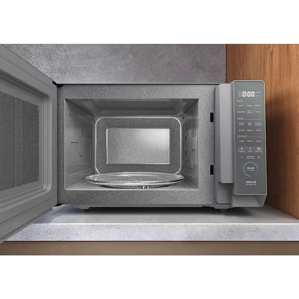 Micro-ondas Bancada Midea Mhp35s 35L 1450W Painel Touch Prata 110V