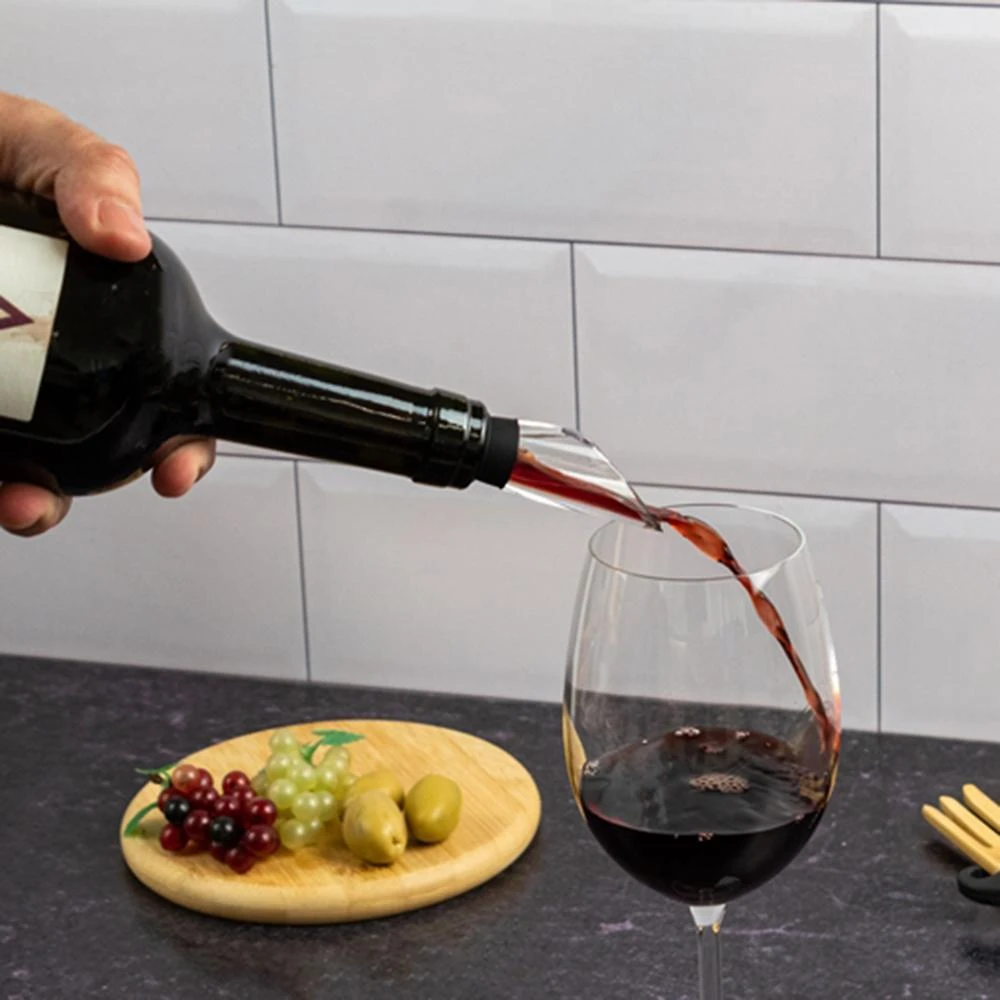 Miniatura Kit 2 Bicos Dosador Vinho Plástico 6,5cm - Class Home