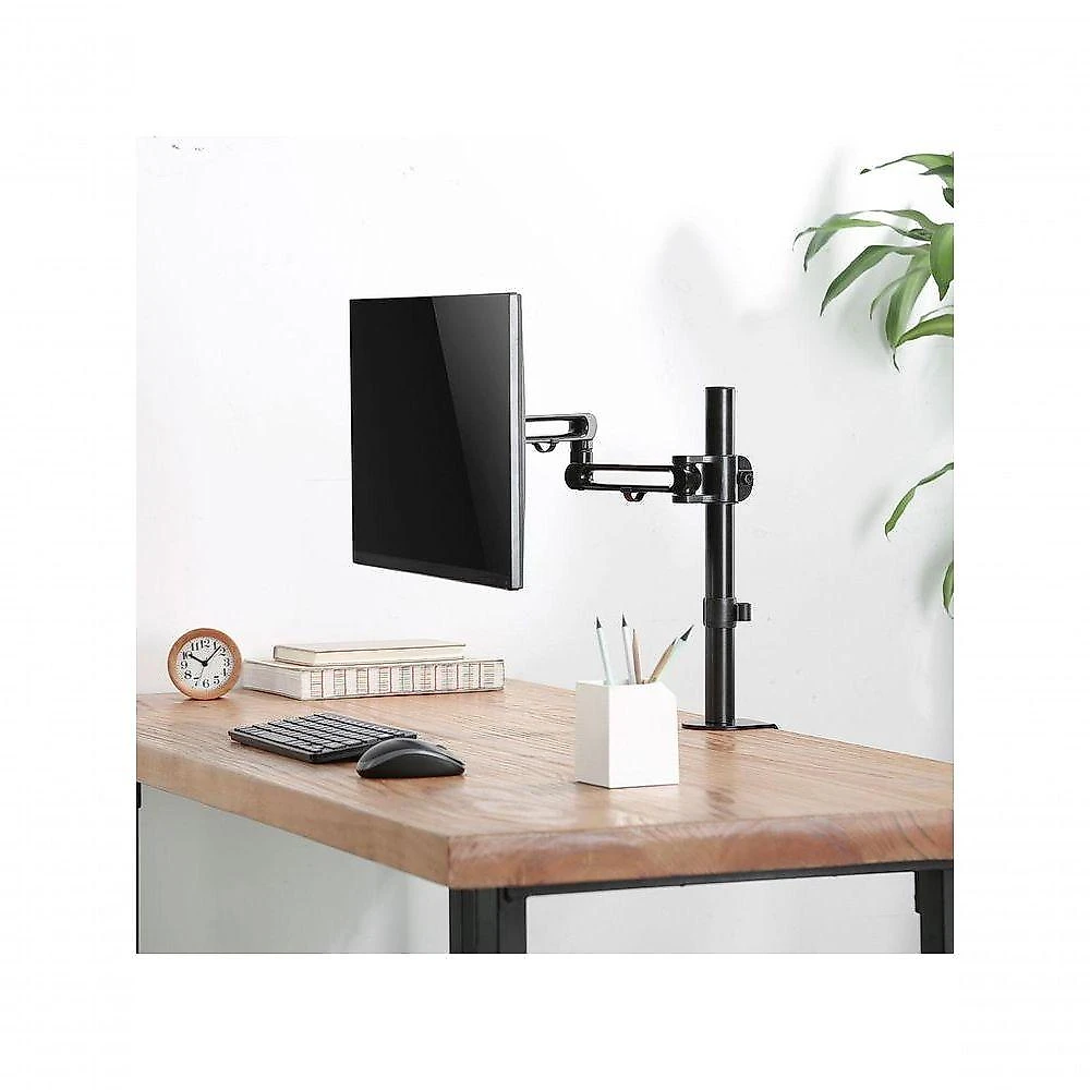 Suporte Articulado para Monitor SM400A para Monitores de 17" a 32" com Rotação 360° Preto, Cinza