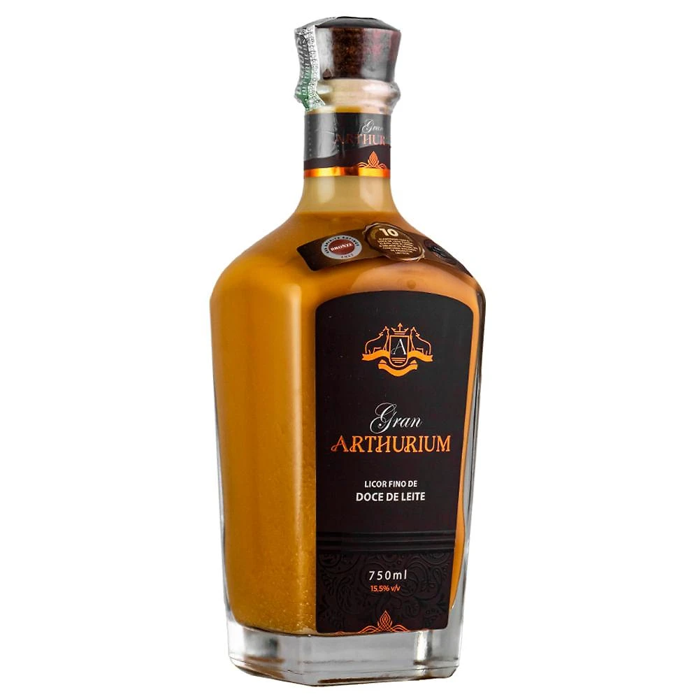 Licor de doce de leite gran arthurium 750ml