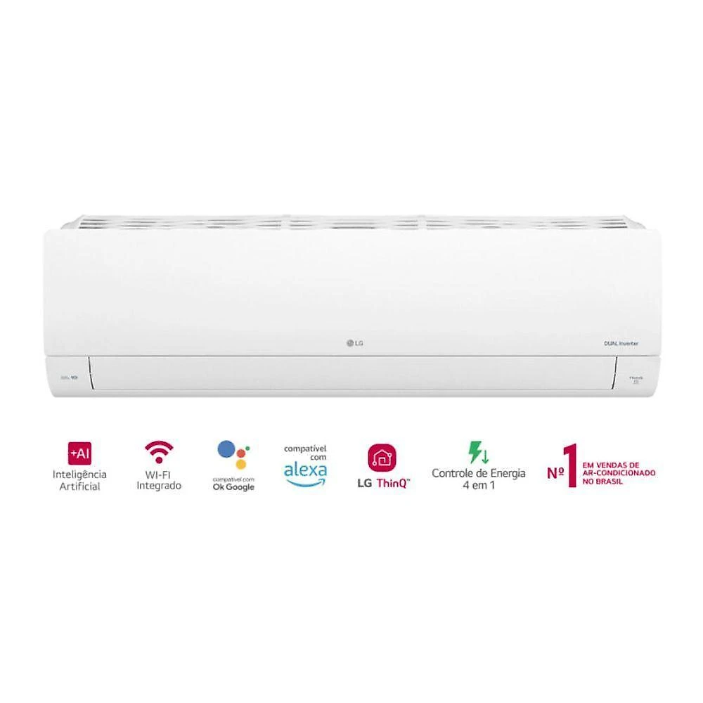 Ar condicionado split lg dual inverter ai voice 12000 btus frio 220v s3-q12ja31l