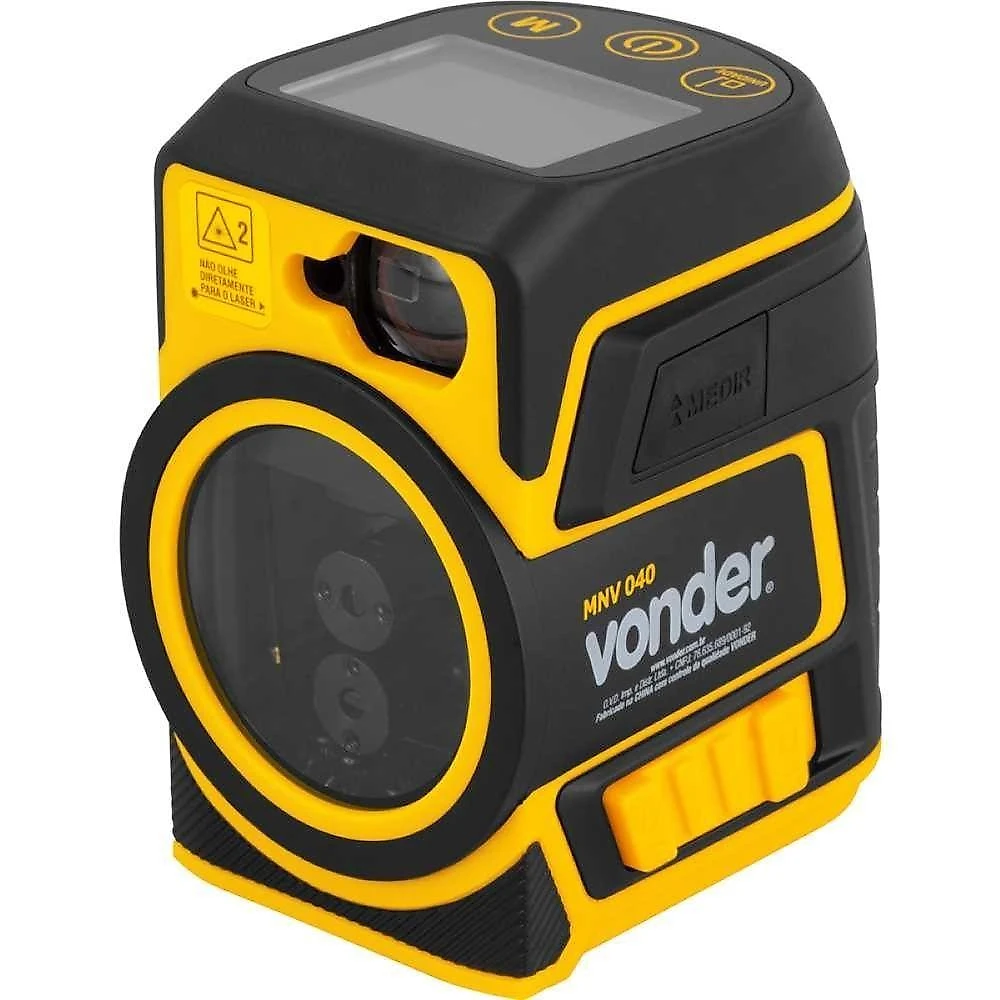 Medidor Laser Vonder Mnv040 40m 2 Linhas Laser Verde