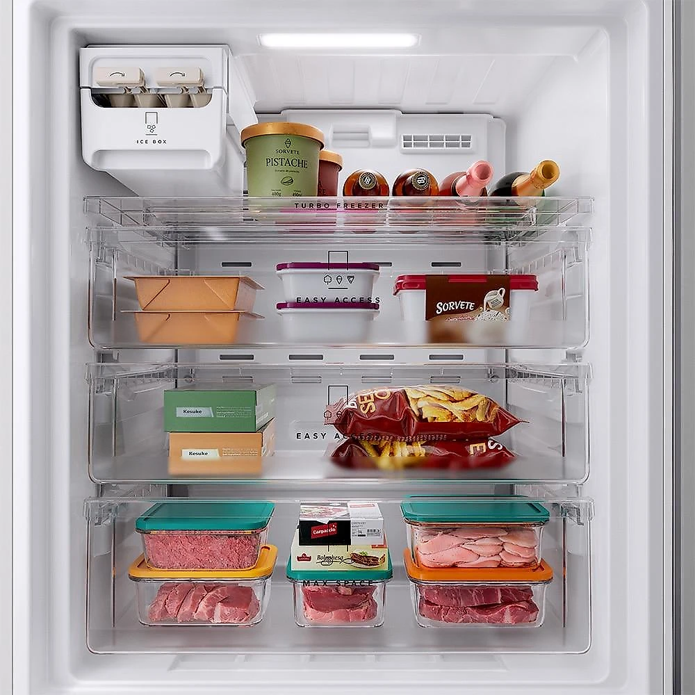 Geladeira Brastemp Frost Free Inverse B=Smart BRE66AB, 500 Litros, Branca - Bivolt