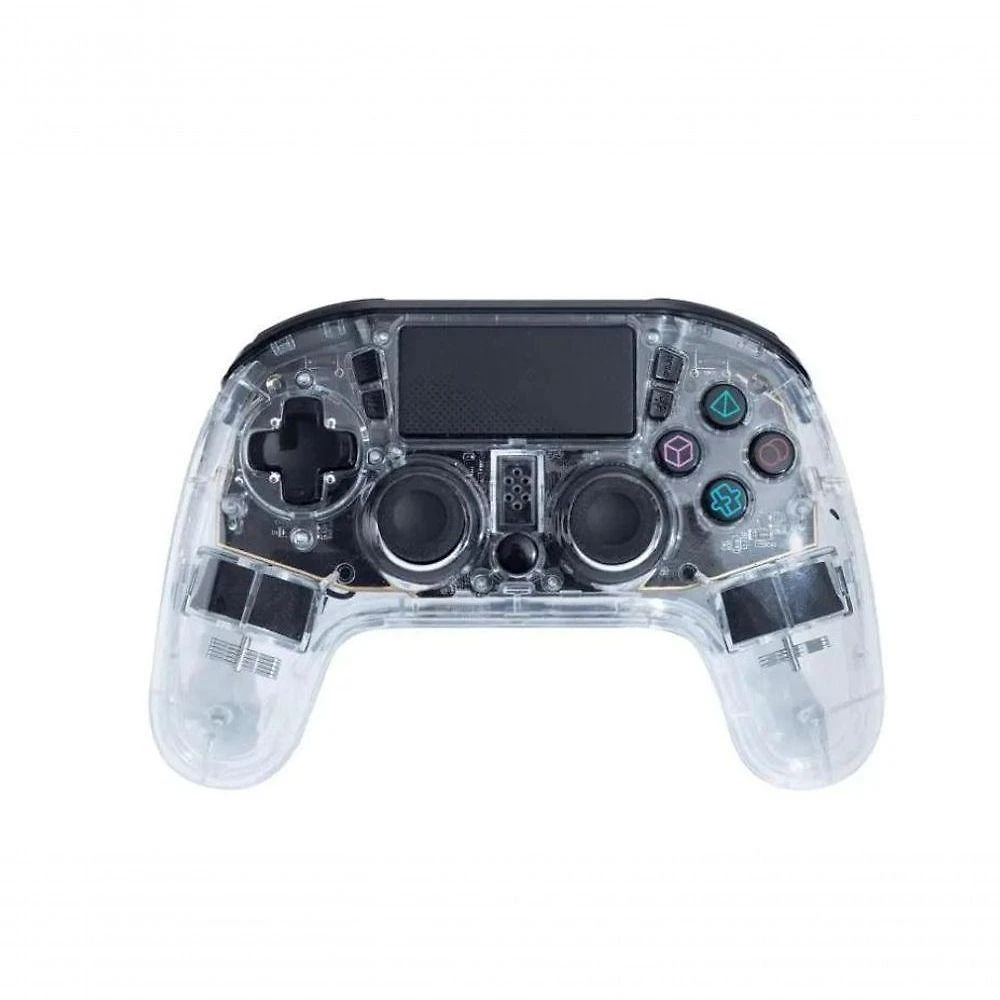 Controle sem Fio Dazz Prism PS4 e PC RGB Transparente