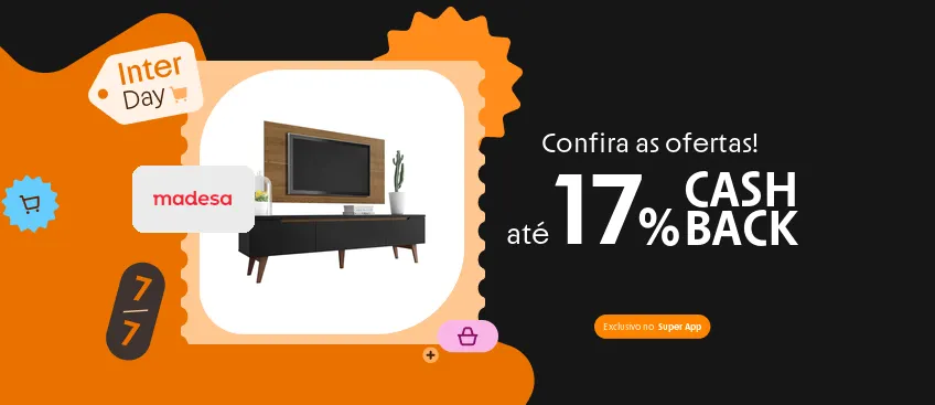 Loja Madesa com até 17% de cashback