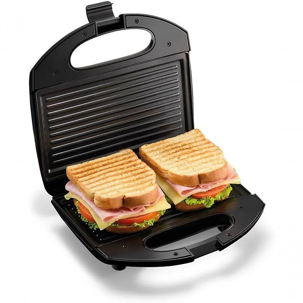 Sanduicheira Elgin Brunch Time 2 em 1 Grill Antiaderente 800W Preta 110V