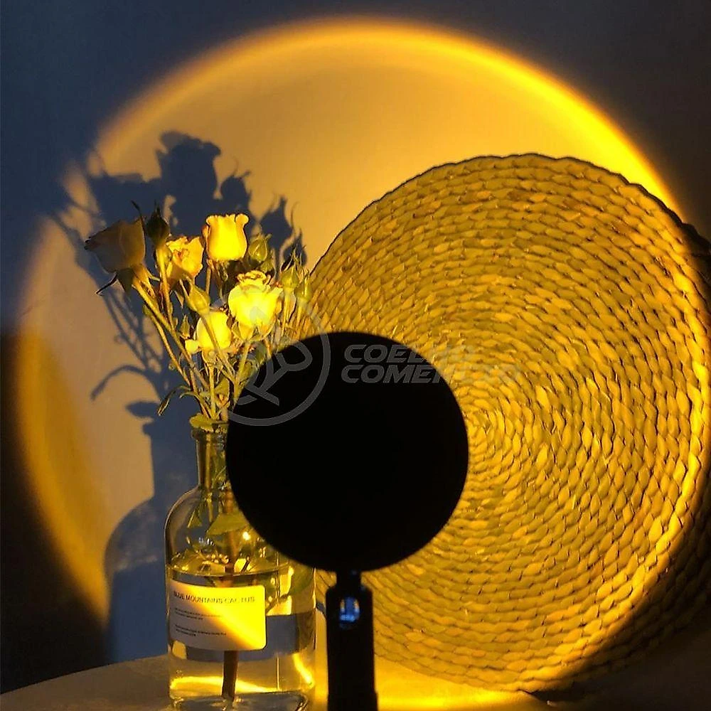 Projetor de Luz Decorativa Smart Bracelet Mini Ring Light Sunset Tik Tok Usb Pôr do Sol Nº5
