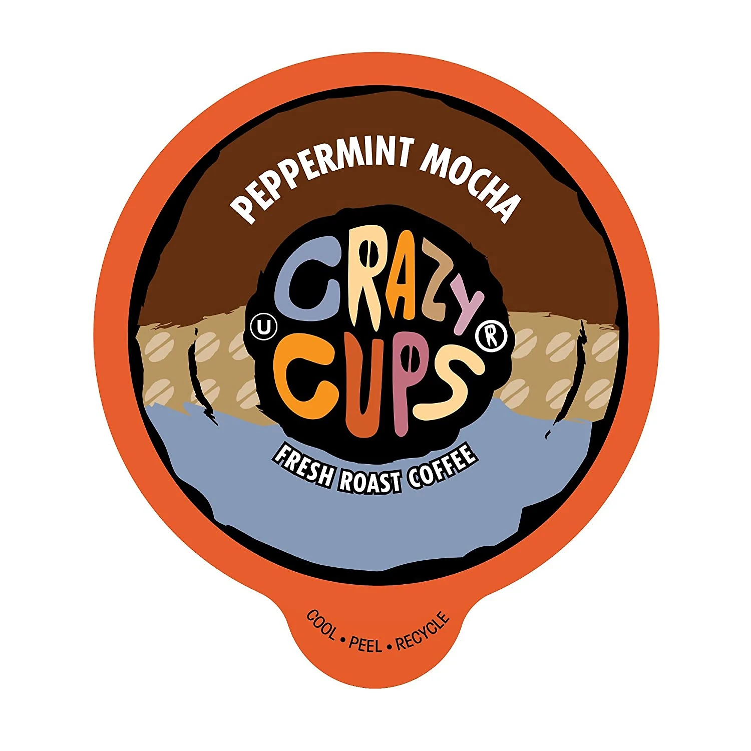 Cápsulas de Café sabor Mocha Chocomenta Keuring Kcup Crazy Cups 22u