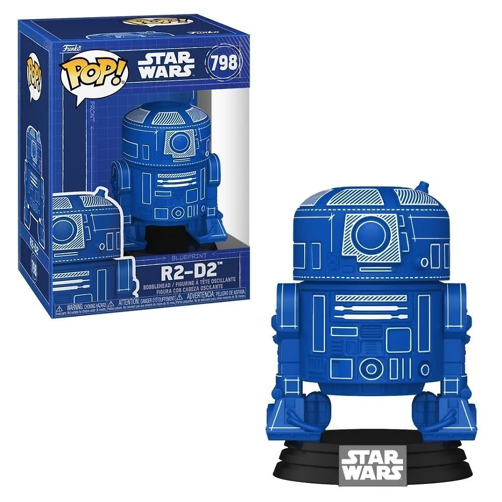 Boneco Funko Pop! Star Wars - R2-d2 (blueprint)