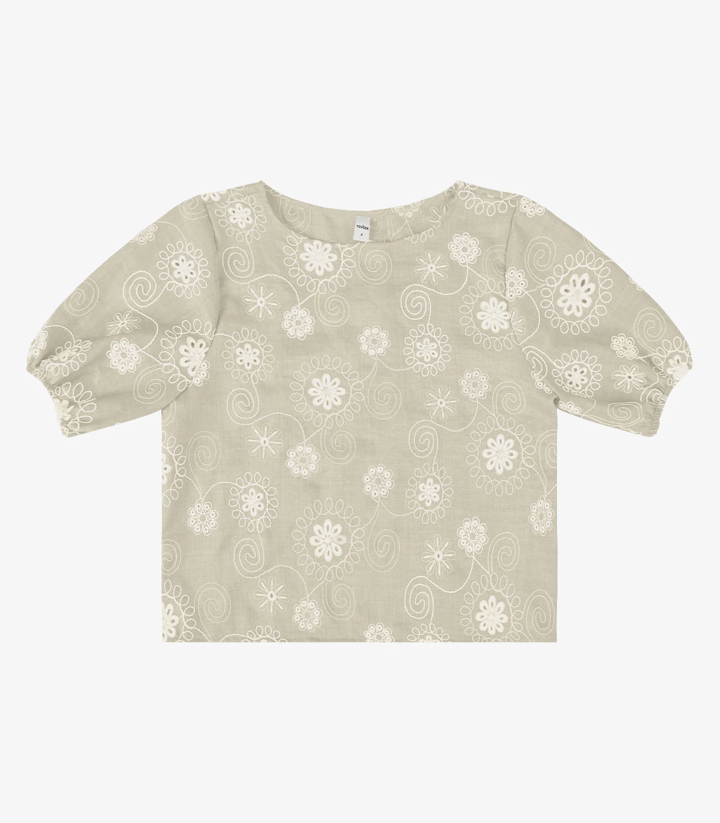Blusa Feminina Bordada Rovitex Bege