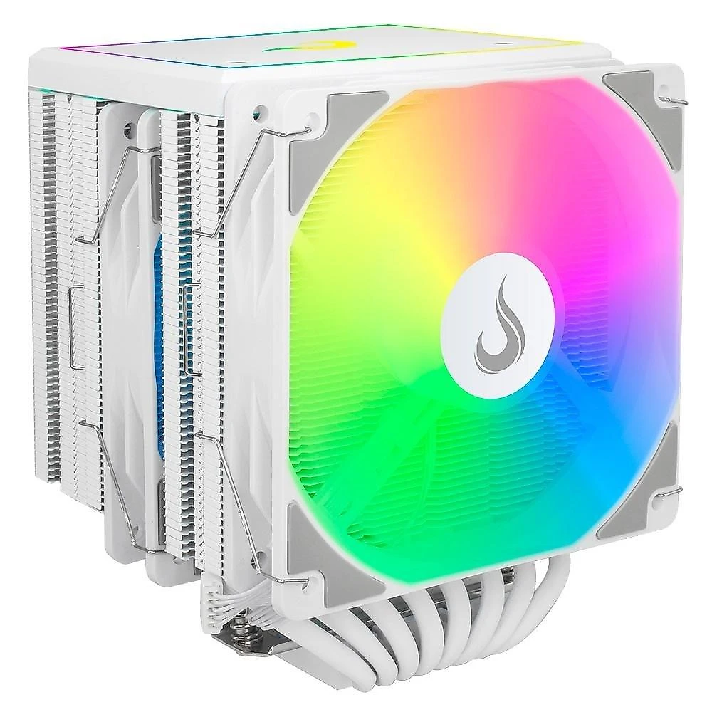 Air Cooler Gamer Rise Mode Storm 8 White, ARGB, AMD/Intel, 120mm, Branco - RM-ACST-ARGB-W