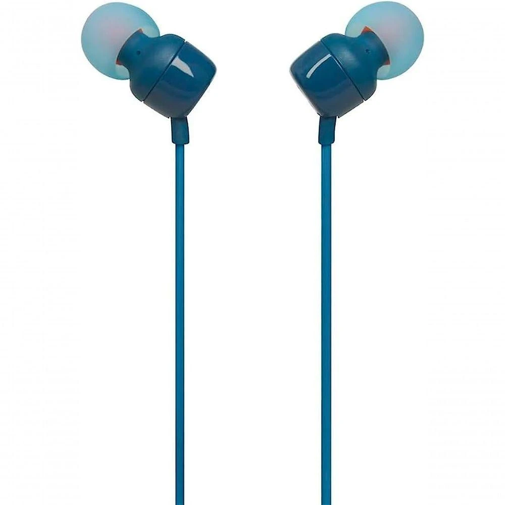 Fone de Ouvido Intra Auricular JBL TUNE 110 com Microfone JBL Pure Bass P2 3,5 mm Azul