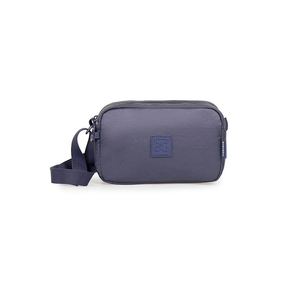 Bolsa feminina transversal perolada roxo u