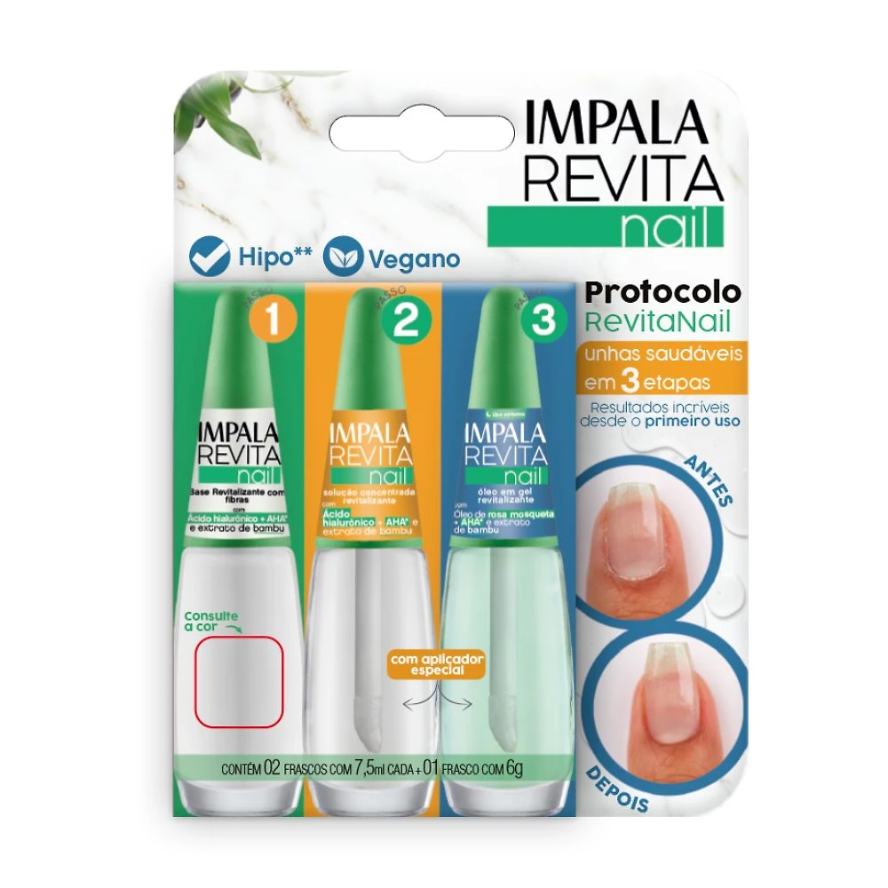Miniatura kIT Impala Revita Nail 3 Etapas