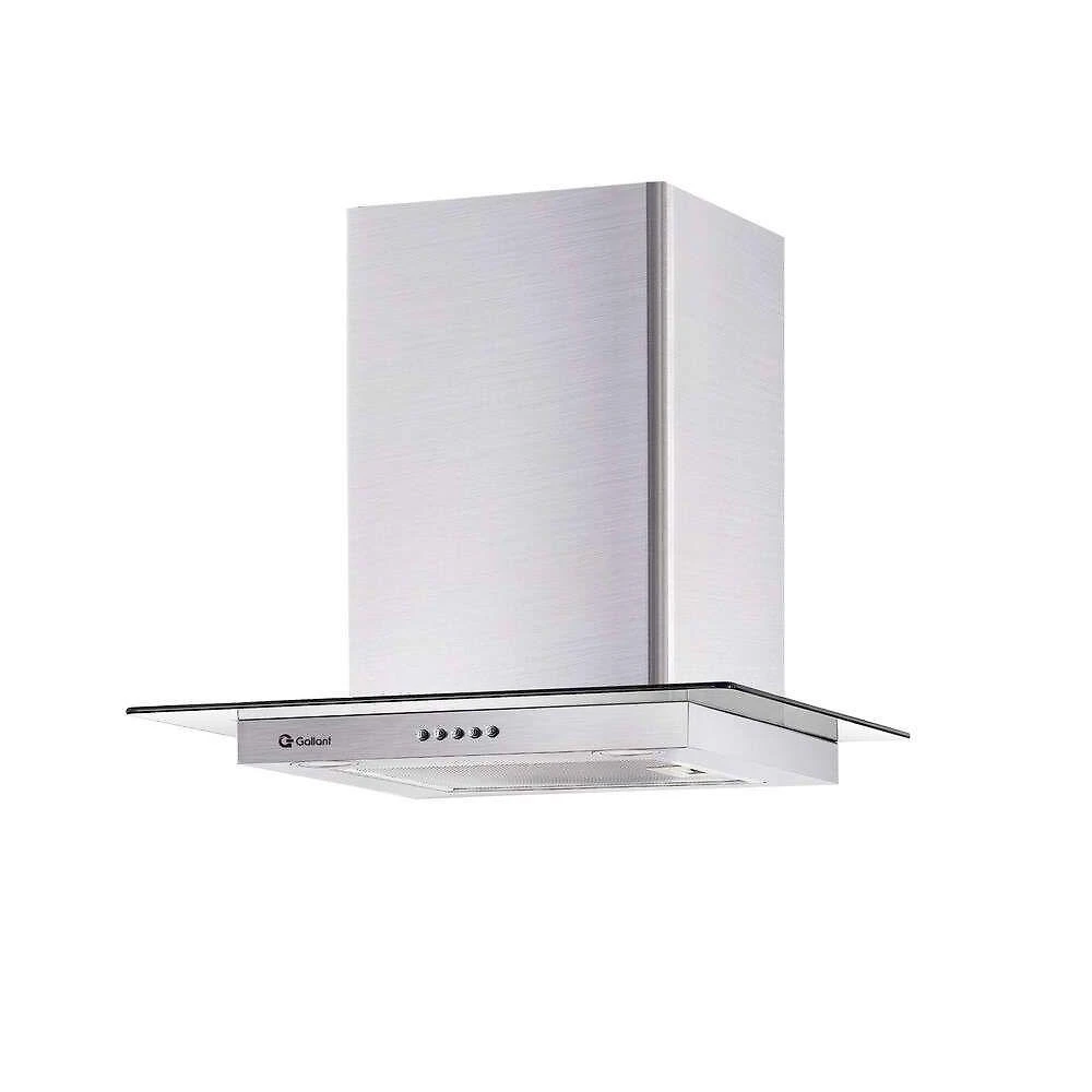 Coifa parede gallant venezia vidro reto inox 60cm 220v