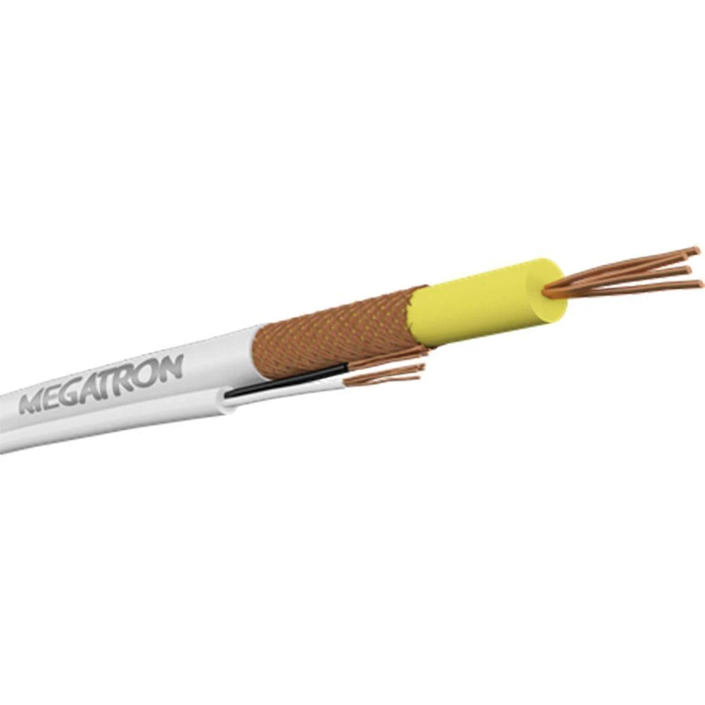 Cabo Coaxial Rf 0,4/2,5 (Cftv) + 2X26Awg 100M Br Megatron