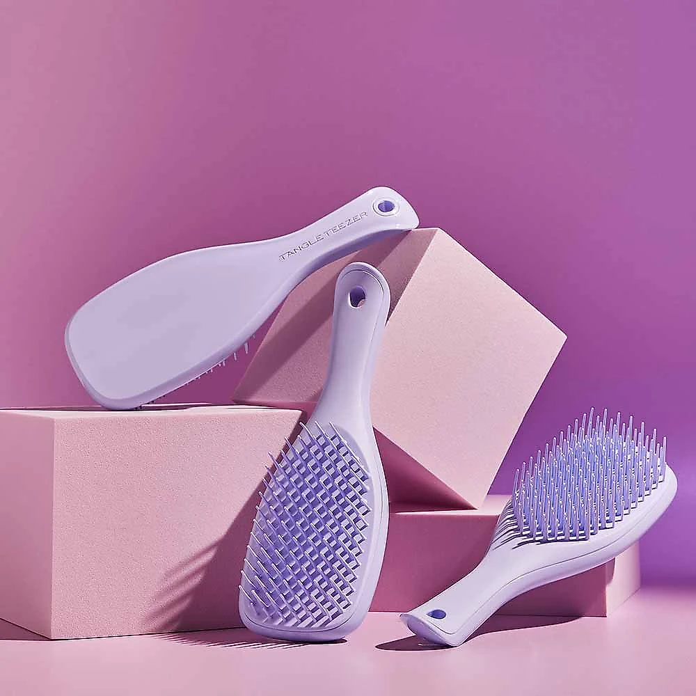 Mini Escova de Cabelo Tangle Teezer Ultimate Detangler Digital Lavender 1un