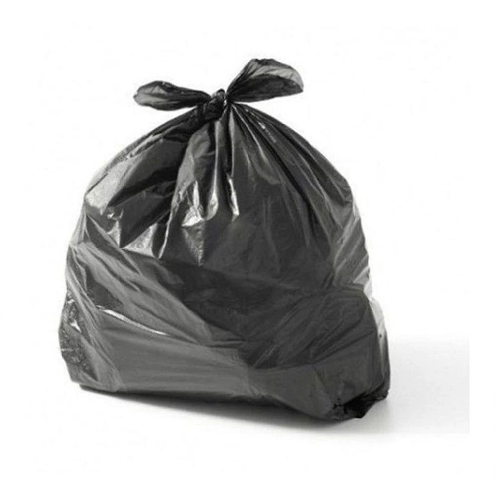Saco para Lixo 100 Litros Super Reforçado Parede Dupla para Uso Profissional Preto e Transparente