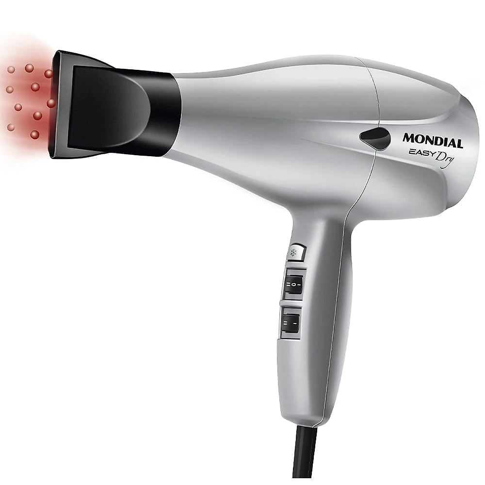 Secador de Cabelos Mondial Easy Dry - PRO SC-17 SECADOR CABELO-127V-PRATA