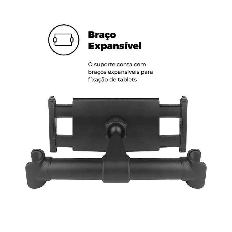 Suporte Veicular Tank Car (6 Imãs) + Suporte Veicular Tank Car encosto do carro 11 pol - Gshield