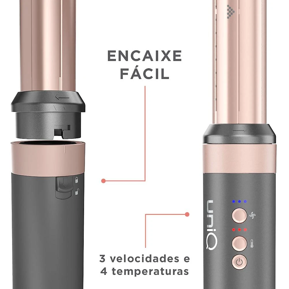 Secador multistyler uniq flow 9 em 1 bivolt