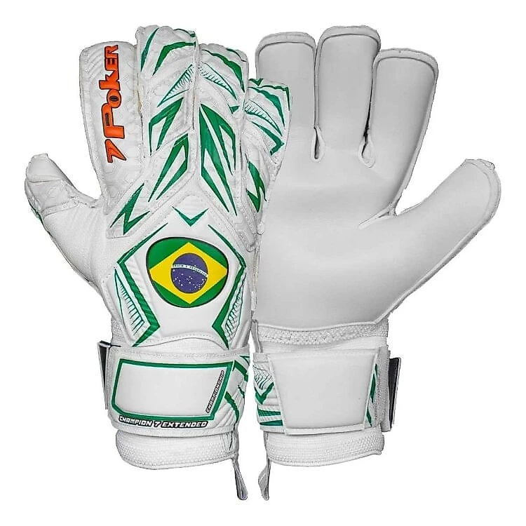 Miniatura Luva Poker Futebol De Campo Prof Champion 7 Excite - BCO/VDE 10