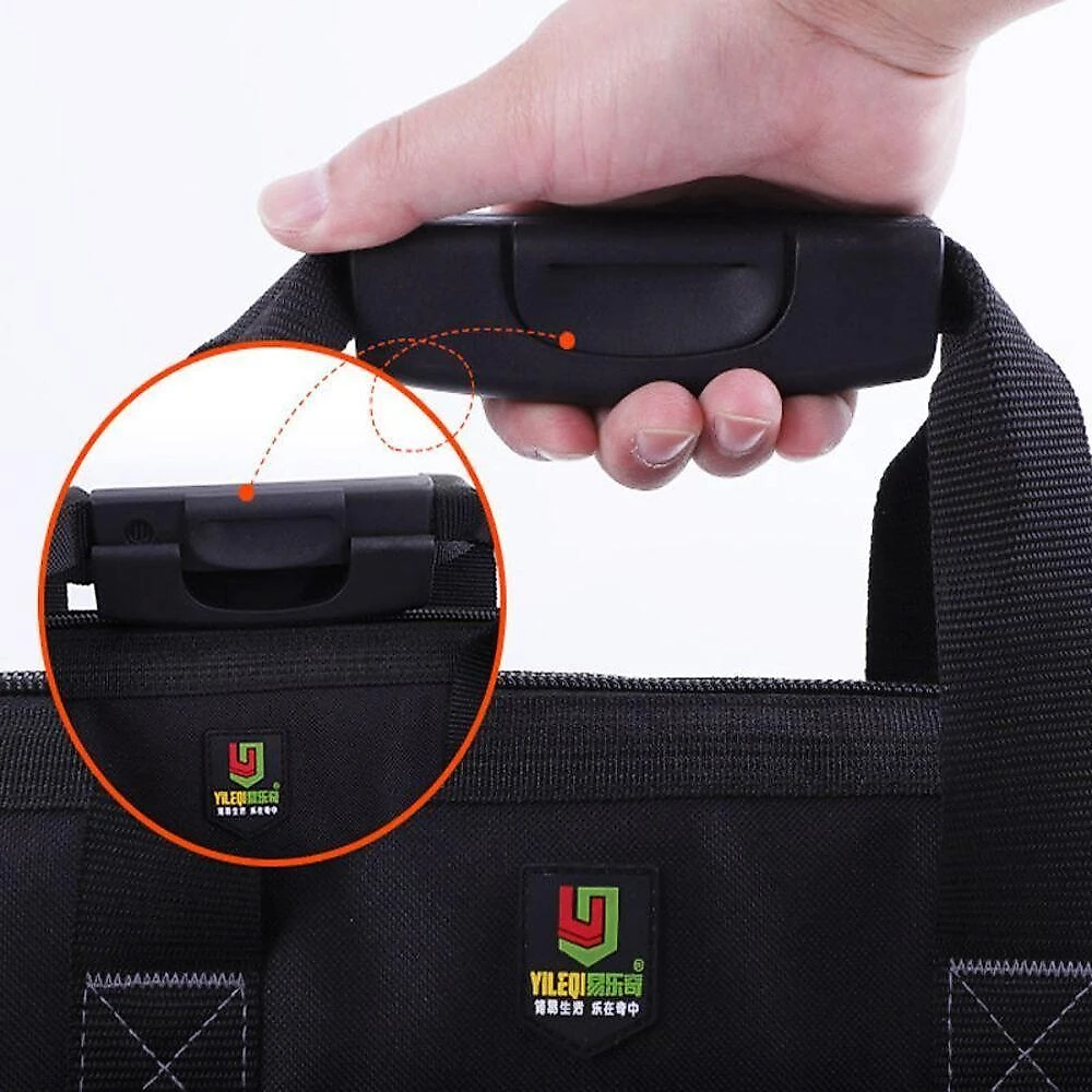 Mala De Ferramentas Reforçada Com 14 Bolsos E Fundo Emborrachado Eletricista