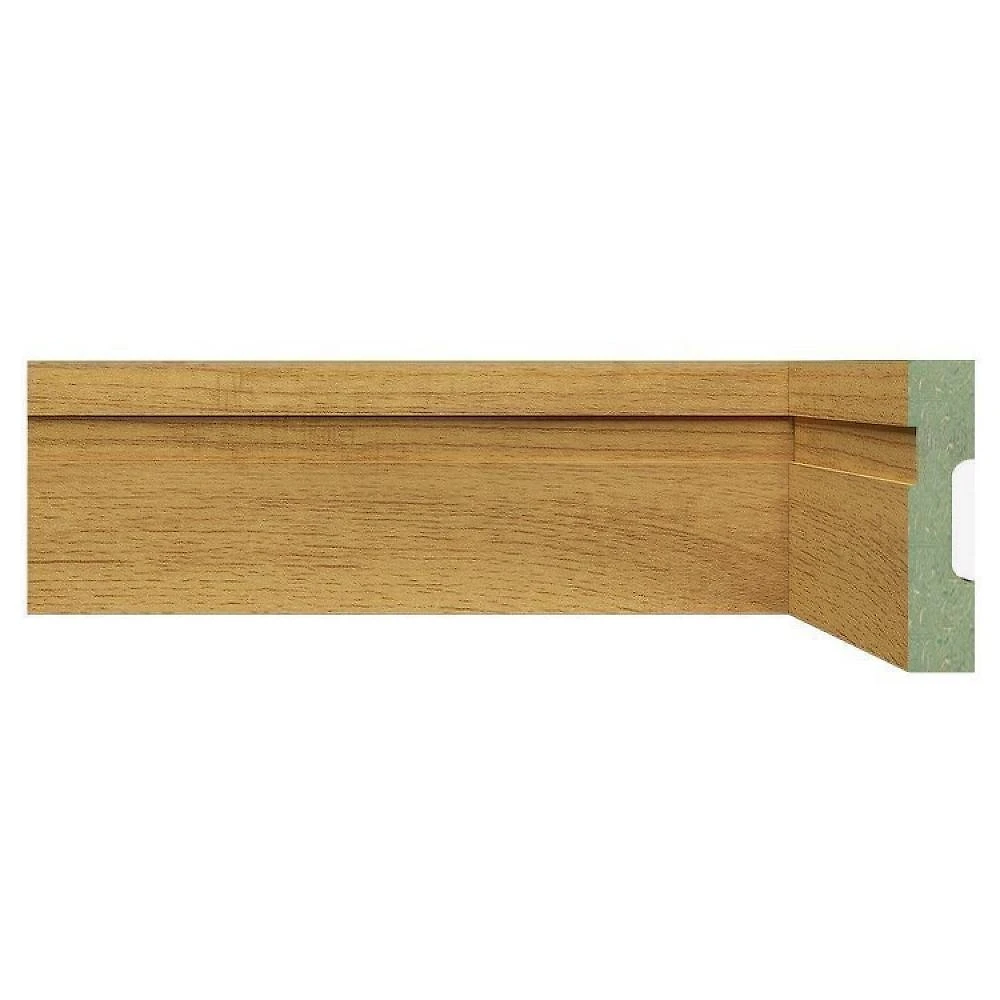 Kit Rodapé de MDF 30 Barras Frisadas de 7cm x 2,40 Rende 72 Metros Moldufama