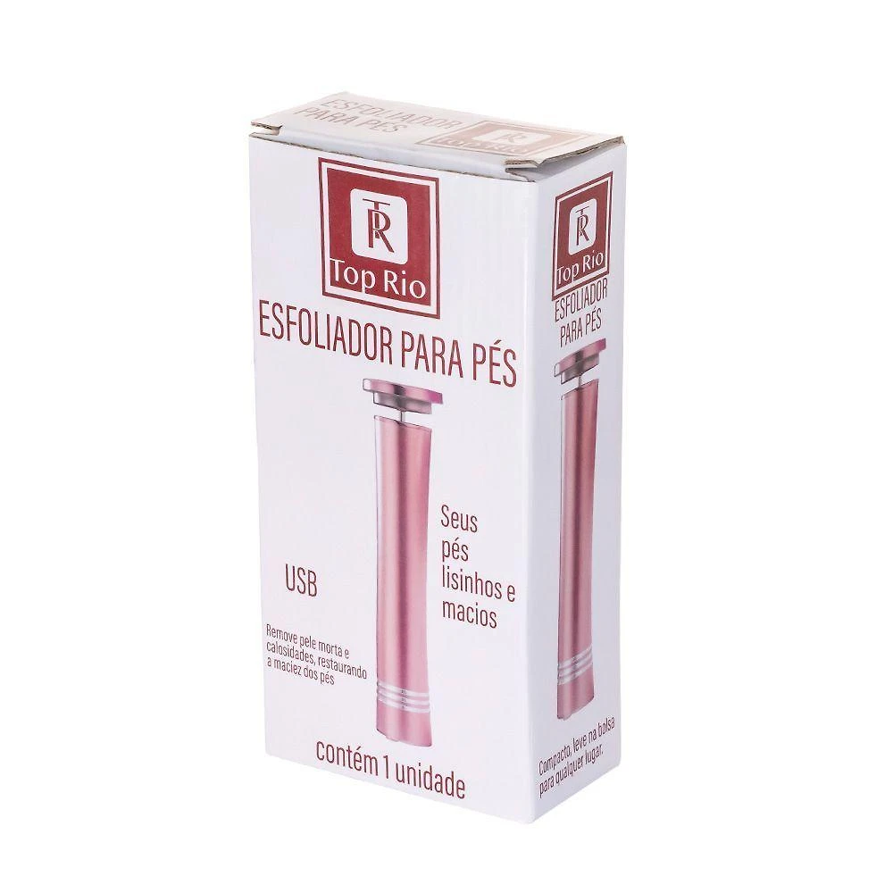 Esfoliador de Pés Portátil para Remover Pele Morta Recarregável Sortido Top Rio Comercial