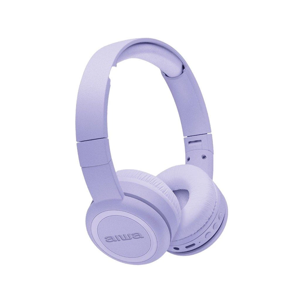 Headphone Sem Fio AIWA AWS-HP-03-P, Bluetooth, Bivolt, Roxo - AWS-HP-03-P