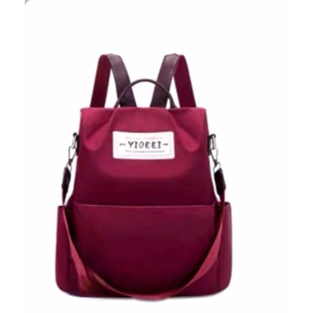 Mochila OEM em Tecido Oxford Grande Vermelho à Prova D’Água para Uso Diário e Viagem Gênero Neutro