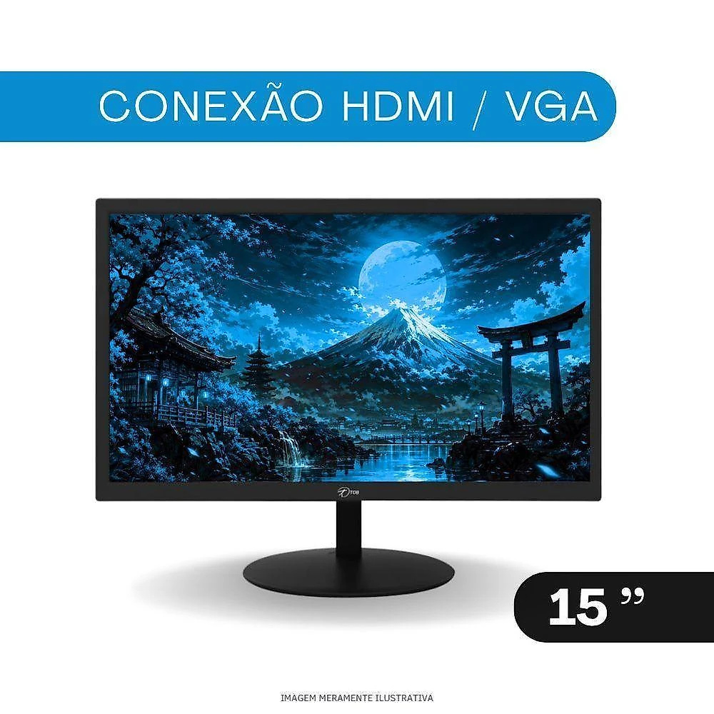 Computador CI321001204GBW10 Intel Core I5 2100 4GB 120GB Windows 10 Monitor 15