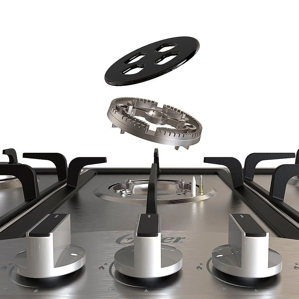 Cooktop A Gás Inox 5 Bocas Oster Semiprofissional Bivolt