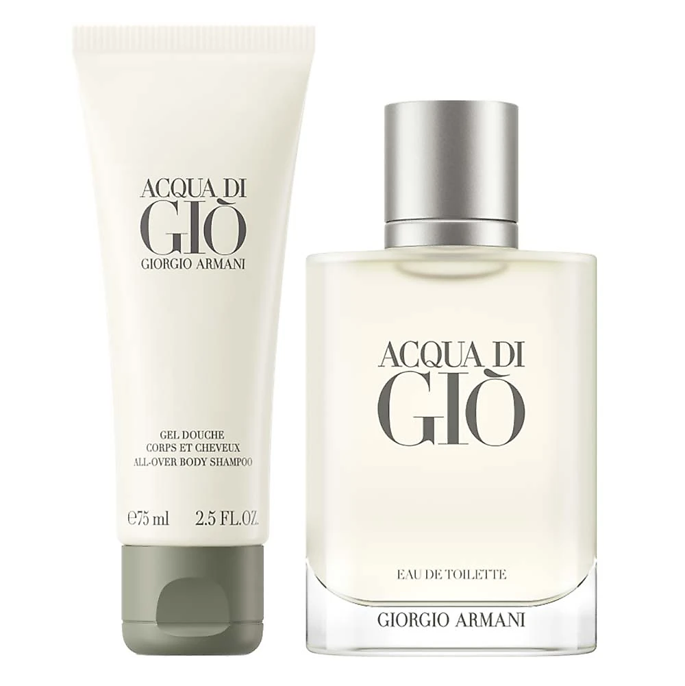 Kit Coffret Acqua Di Gio Giorgio Armani - Perfume Eau de Toilette + Shower Gel Kit