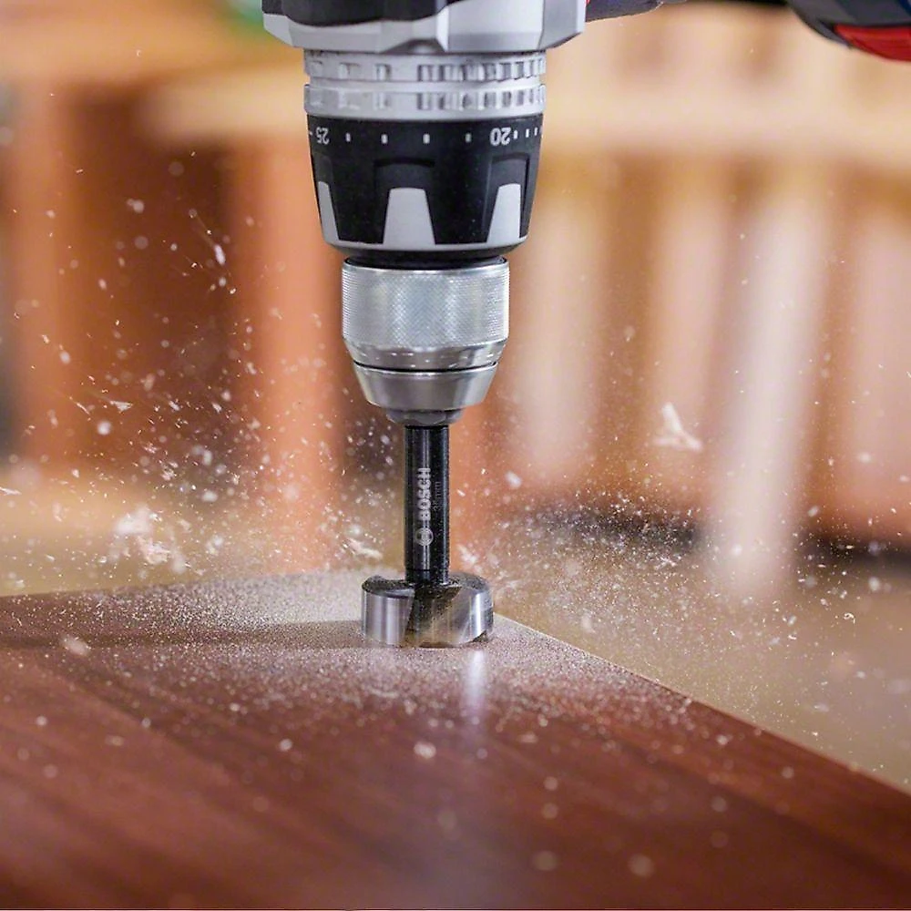 Broca para Madeira Forstner 38MM com Ponta Centralizadora e Corte Limpo Bivolt Bosch