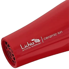 Secador de Cabelos GA.MA Italy Lichia Ceramic Íon Motor AC Profissional 2100W - Vermelho 110V