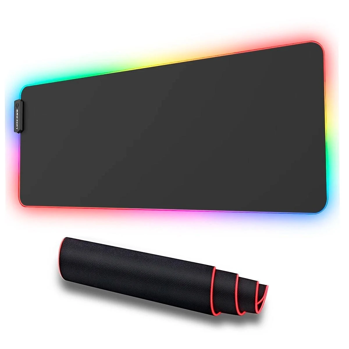 Miniatura Mouse Pad Gamer Preto Grande 80X30Cm
