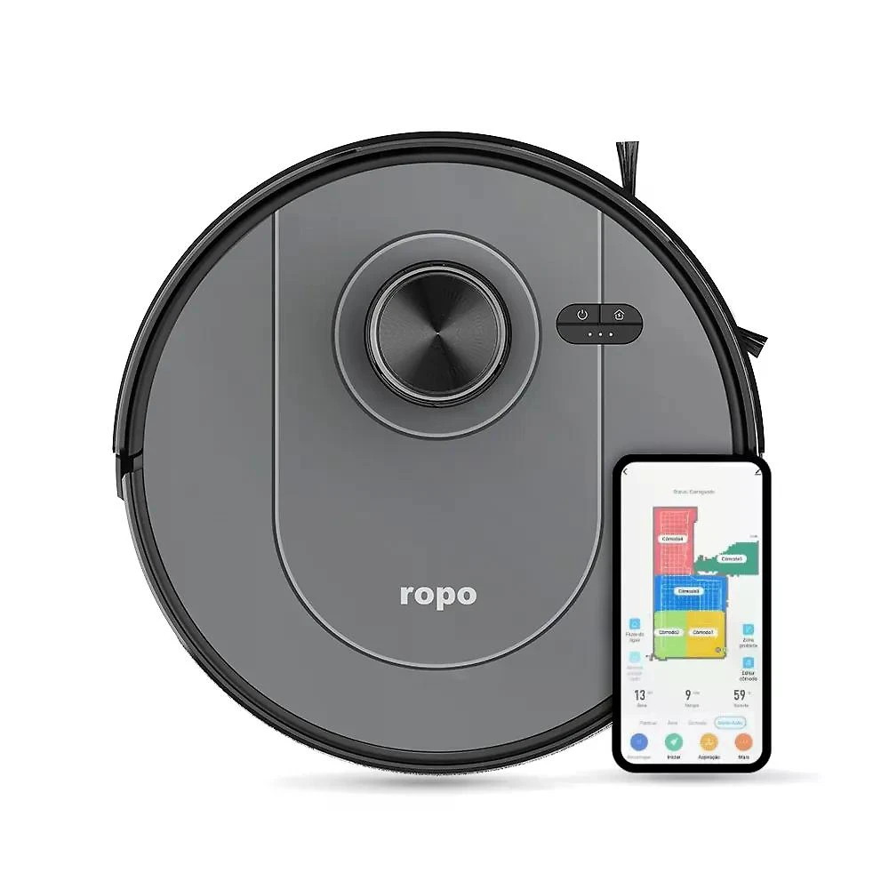 Robô Aspirador Ropo Sense Preto