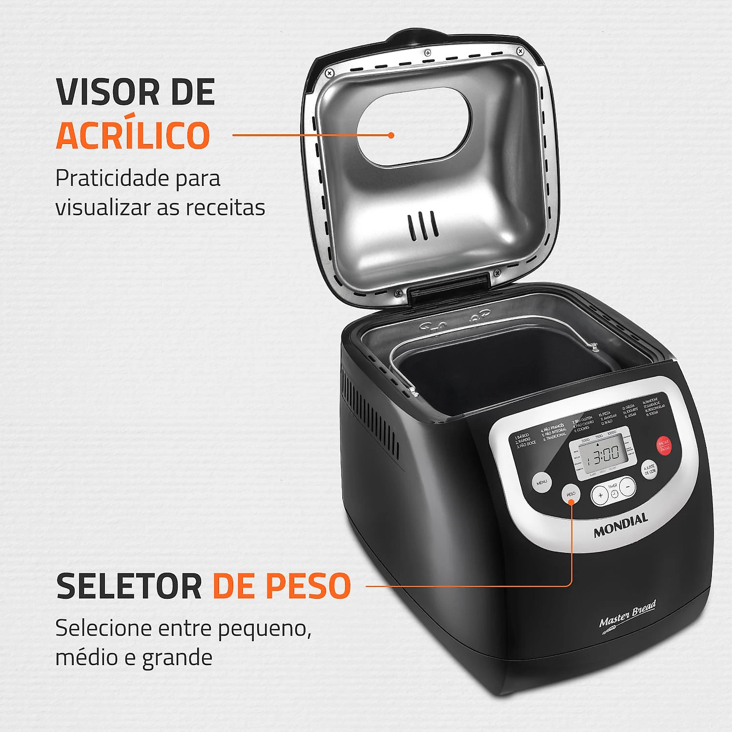 Panificadora Mondial Master Bread NPF-53 127V