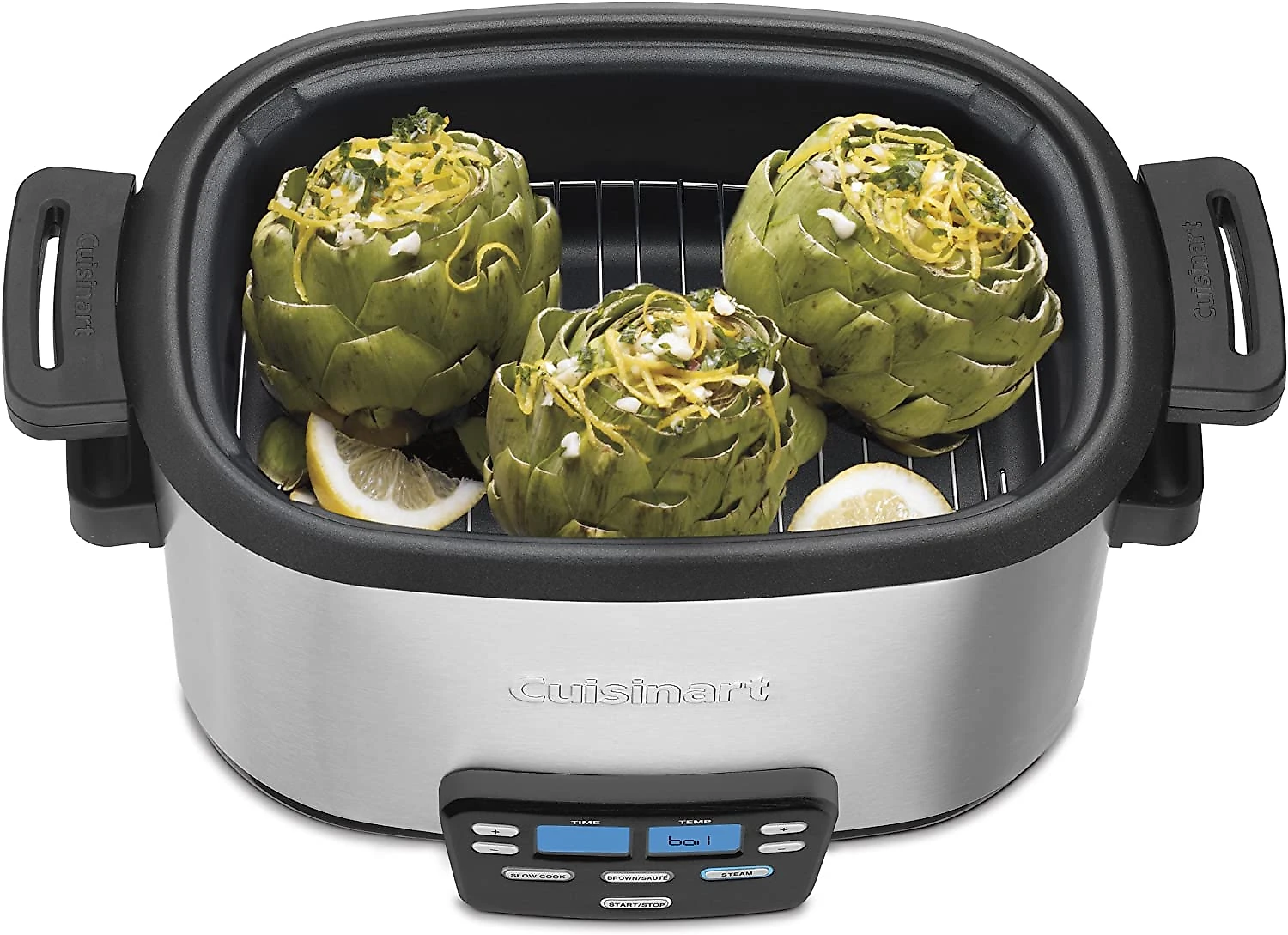 Cuisinart MSC600 3In1 Cook Central 6Quart MultiCooker Slow Cooker BrownSaute Steamer