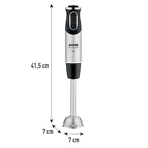 Mixer Arno Quickchef MX42 500W 20 Velocidades com Tecnologia Powelix Preto e Inox 110V