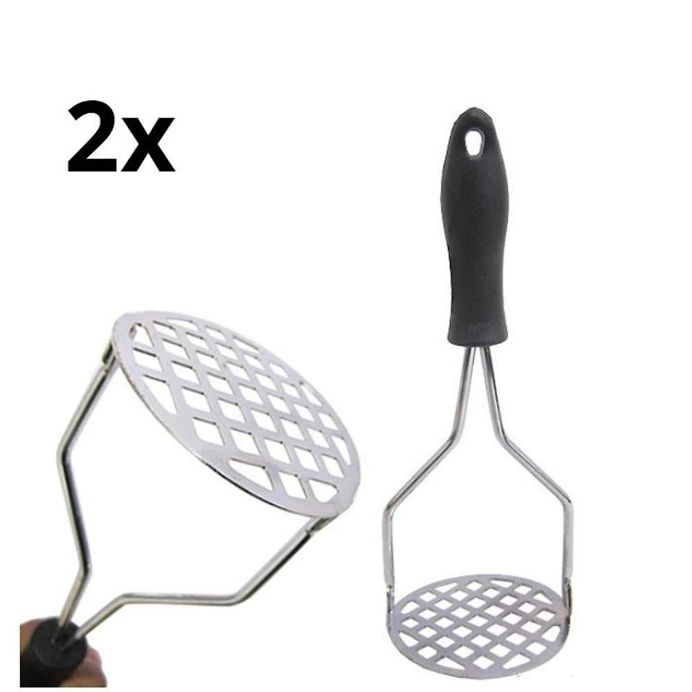 Amassador de Batatas Amassador Batatas Espremedor Manual Legumes Multiuso Aço Inox e Plástico