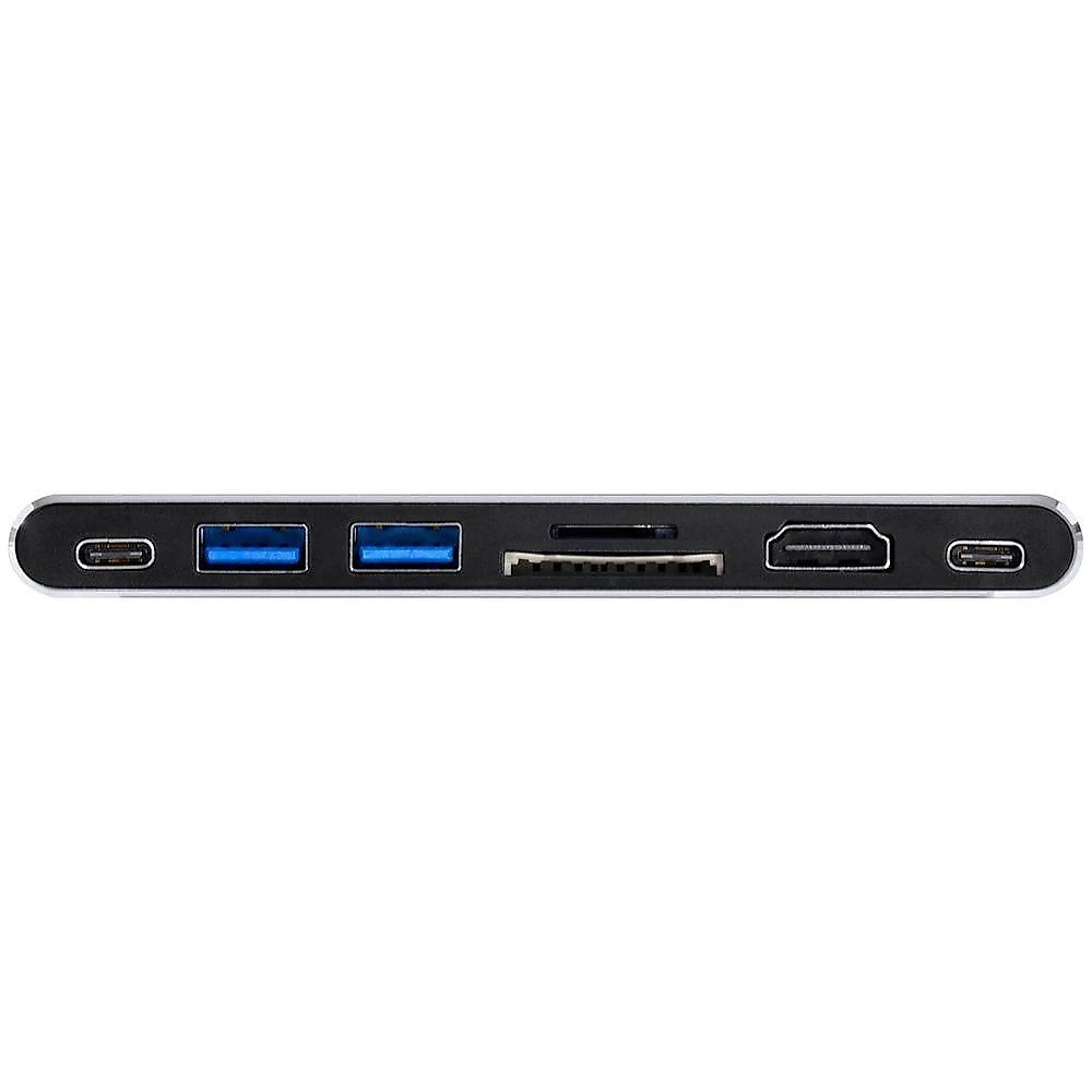 Hub Usb Tipo C 7 em 2 HC-72 com Usb 3.0 Hdmi Sd Tf Thunderbolt 3 Power Delivery 100W Vinik