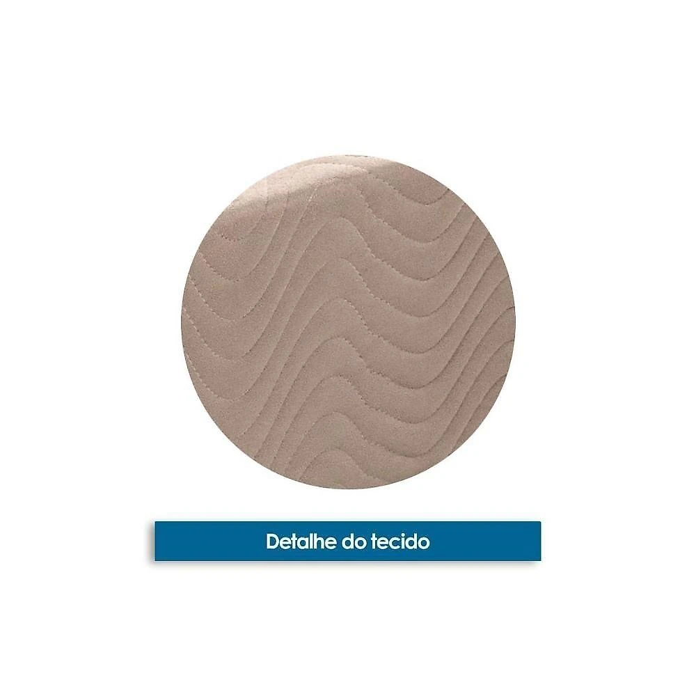 Cama Box Queen: Colchão Ortopédico Ortobom D45 Iso 150 Mega Firme + Base Crc Suede Clean (158x198)