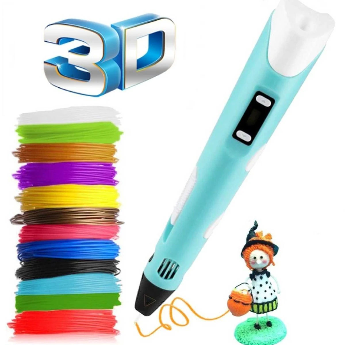 Miniatura Caneta 3D Infantil Criativa
