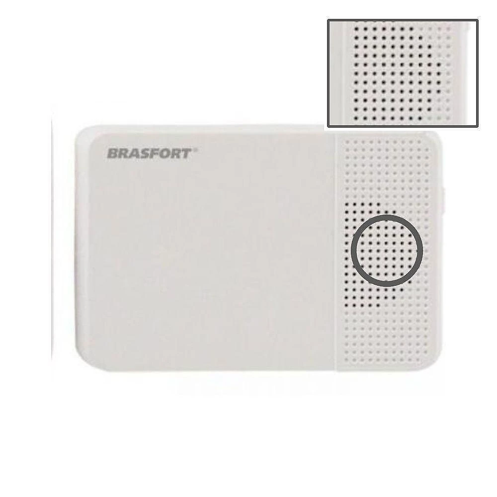 Campainha sem Fio 52TOQ 52 Tipos de Sons Alcance 100M Branco Brasfort