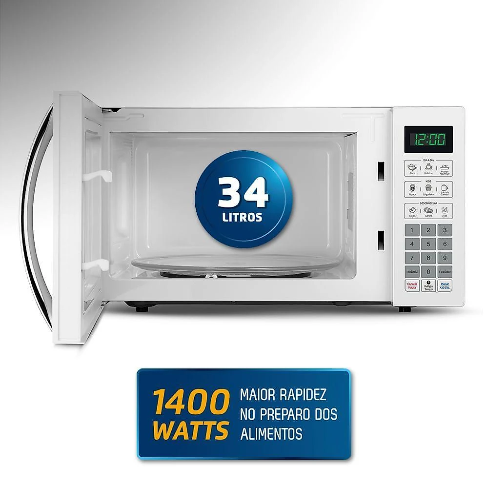 Micro-ondas 34l Mondial Mo-02-34-w 127v/60hz . 110V