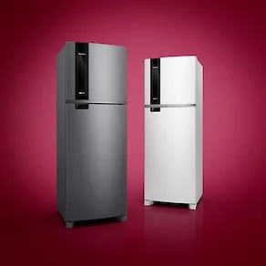 Geladeira Brastemp BRM46MB Frost Free 385L Duplex Xpert Inverter Branco 110V