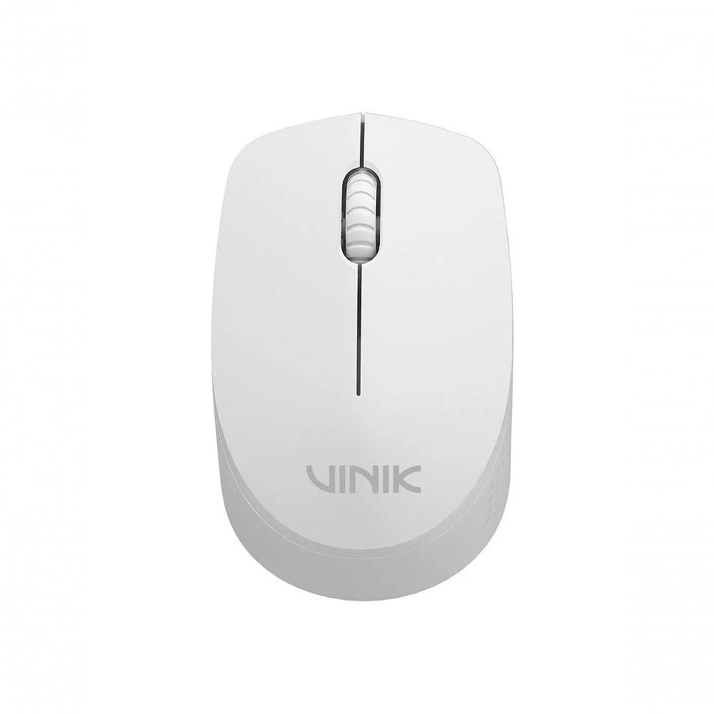 Mouse sem Fio Feather VF110 1200DPI Branco com Receptor USB e 3 Botões Vinik