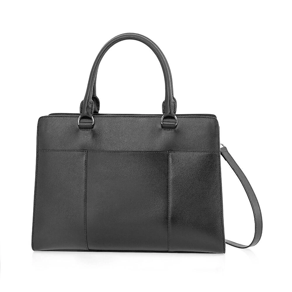 Bolsa de Couro Preto para MacBook, Olivia, Originais iPlace